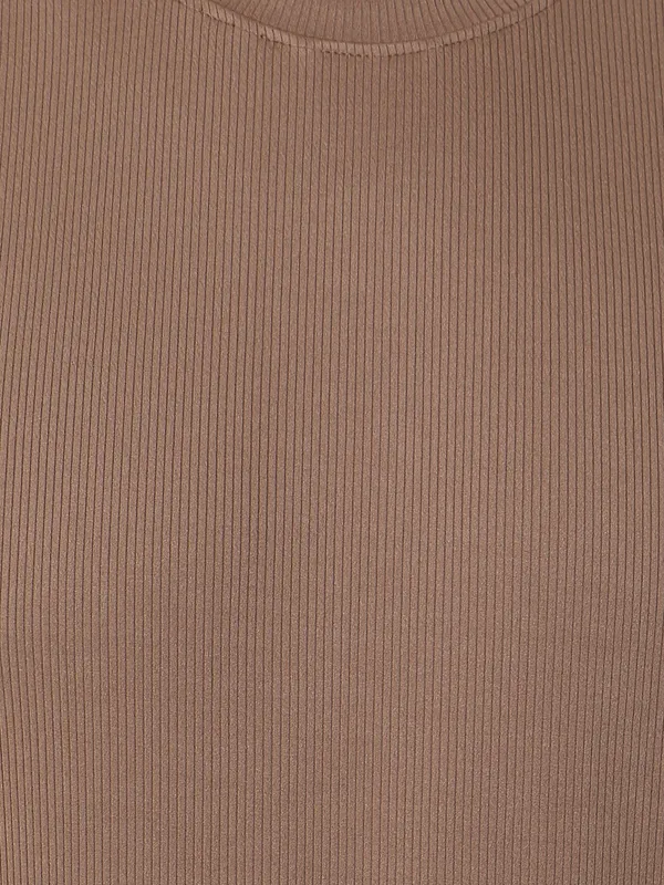 Brown_Crew_Neck_Regular_Fit_T-Shirt_For_Men