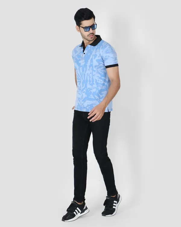 Light_Blue_Printed_Polo_T-Shirt_For_Men