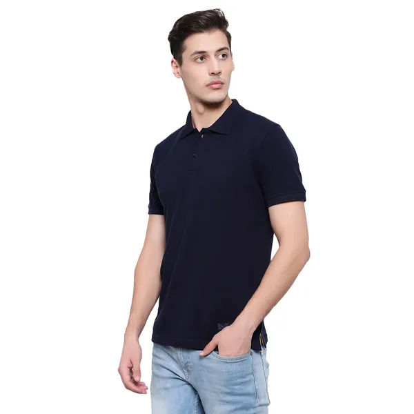 Navy_Knit_Regular_Fit_Polo_T-Shirt_For_Men