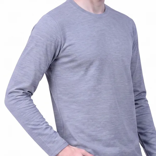 Grey_Regular_Fit_Full_Sleeve_T-Shirt_For_Men