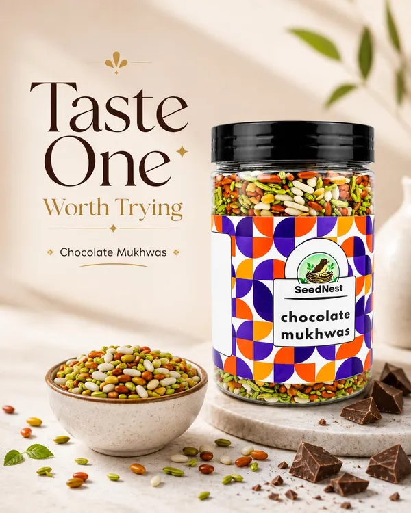 Fennel_Seed_Mouth_Freshener_Seednest_Chocolate_Mukhwas_200g_Fennel_Seeds_Tasty_Mukhwash_Mouth_Freshener_With_Hygiene_Serving_Spoon