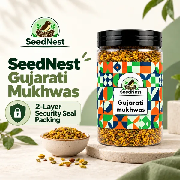 SeedNest_Gujarati_Mukhwas_with_Spoon_|_Traditional_Gujarati_Mouth_Freshener_Mix,_Ready-to-Eat_After-Meal_Refreshment_for_Daily_Use