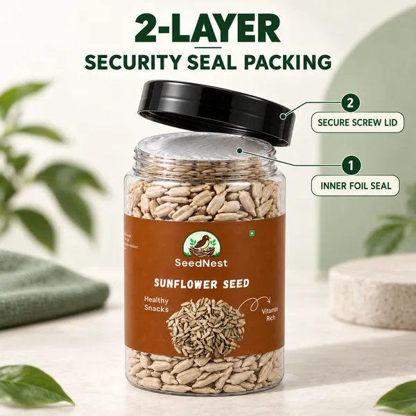 SeedNest_Sunflower_Seeds_(Surajmukhi_Seeds)_with_Spoon_|_Edible_Seeds_for_Snacking,_Salads,_Smoothies,_Trail_Mix,_Breakfast_&_Baking