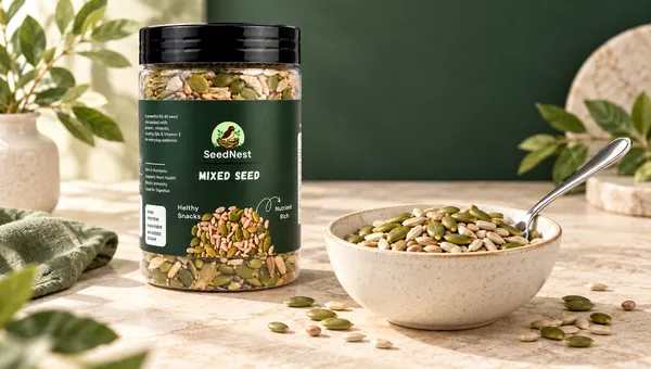 SeedNest_Pumpkin_Seeds_&_Sunflower_Seeds_Combo_with_Spoon_|_Kaddu_&_Surajmukhi_Seeds_for_Snacking,_Salads,_Smoothies_&_Baking