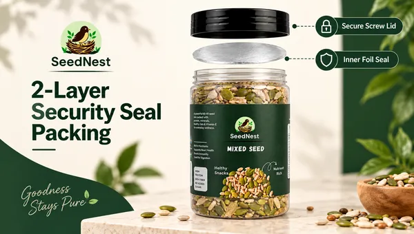SeedNest_Pumpkin_Seeds_&_Sunflower_Seeds_Combo_with_Spoon_|_Kaddu_&_Surajmukhi_Seeds_for_Snacking,_Salads,_Smoothies_&_Baking