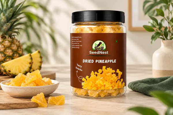 SeedNest_Dried_Pineapple_(Ananas)_with_Spoon_|_Dehydrated_Fruit_Snack_for_Trail_Mix,_Baking,_Desserts,_Cereal_&_Breakfast