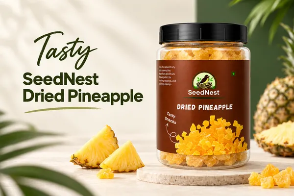 SeedNest_Dried_Pineapple_(Ananas)_with_Spoon_|_Dehydrated_Fruit_Snack_for_Trail_Mix,_Baking,_Desserts,_Cereal_&_Breakfast