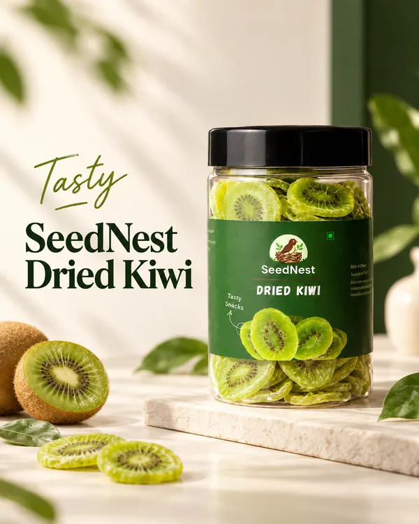 SeedNest_Dried_Kiwi_Fruit_with_Spoon_|_Dehydrated_Fruit_Snack_for_Trail_Mix,_Cereal,_Breakfast_Bowls,_Baking_&_Desserts