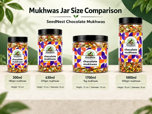 SeedNest_Chocolate_Mukhwas_with_Spoon_|_Chocolate_Flavoured_Indian_Mouth_Freshener_Mix,_Ready-to-Eat_After-Meal_Refreshment_for_Daily_Use