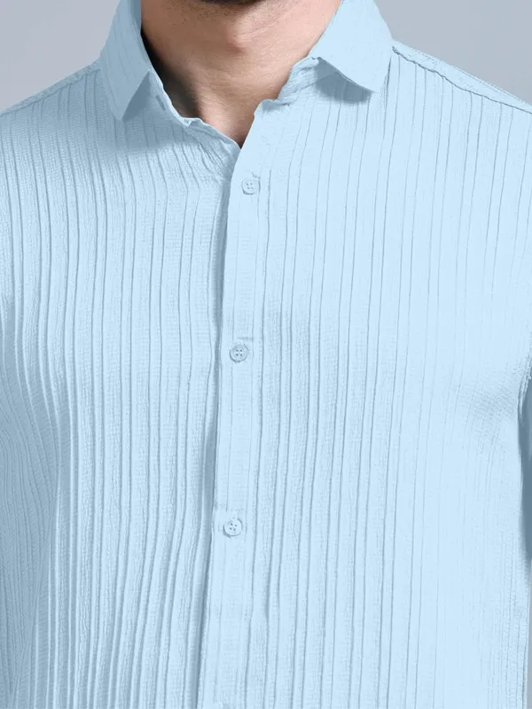 Blue_40%_Cotton_60%_Polyester__Co-Ord_Set_For_Men