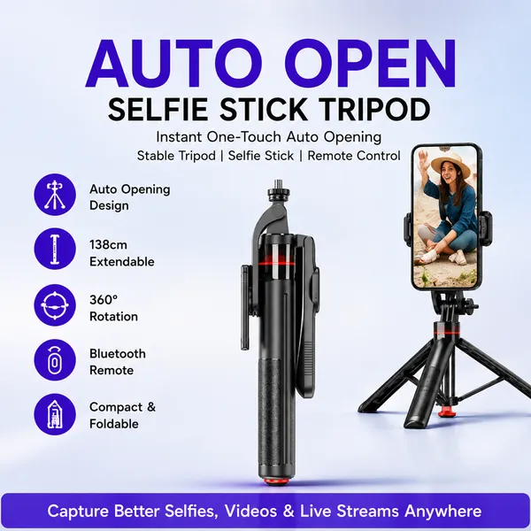 One_7_Auto_Open_Selfie_Stick_Tripod_Bluetooth_Remote