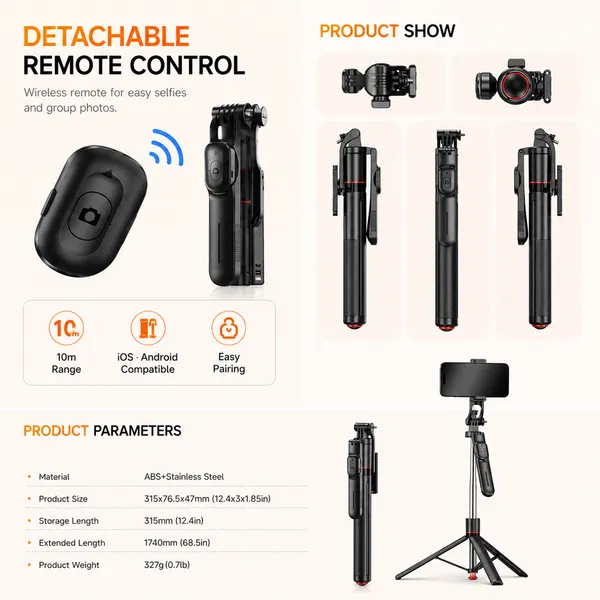 One_7_2-In-1_Auto_Opening_Selfie_Stick_Tripod_174Cm