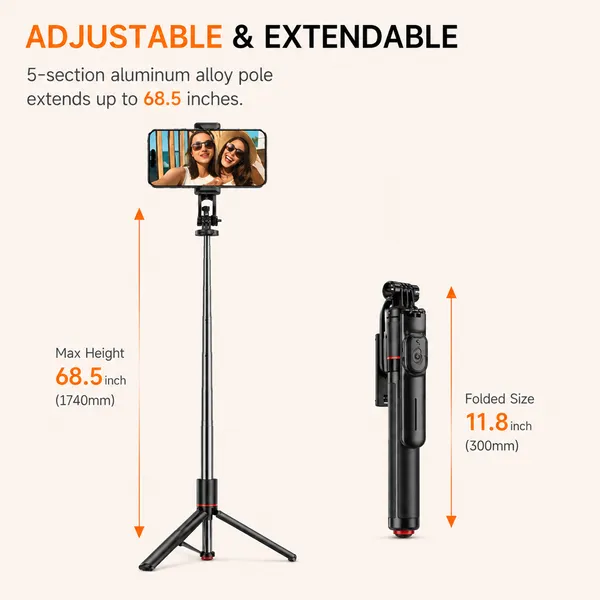 One_7_2-In-1_Auto_Opening_Selfie_Stick_Tripod_174Cm