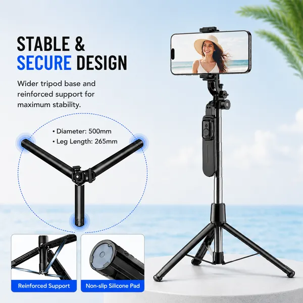 One_7_Professional_Selfie_Stick_Tripod_2110Mm_Extend