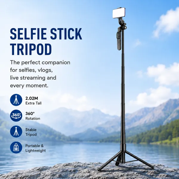 One_7_Extendable_Selfie_Stick_Tripod_With_Bluetooth_Remote