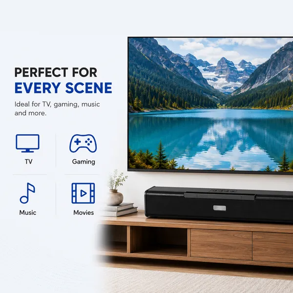 One_7_Wireless_Soundbar_Bluetooth_Speaker_Black