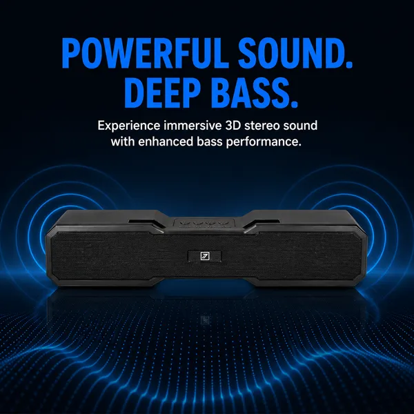 One_7_Bass_Titan_Wireless_Bluetooth_Speaker_Black