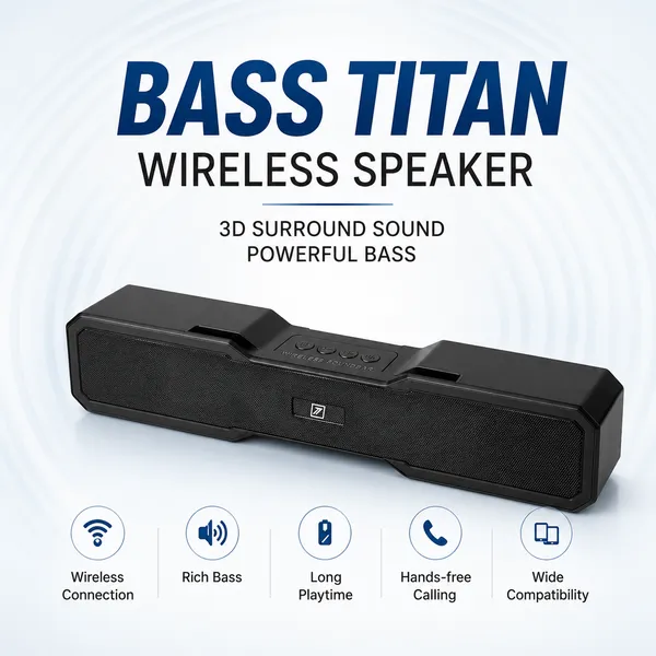 One_7_Bass_Titan_Wireless_Bluetooth_Speaker_Black