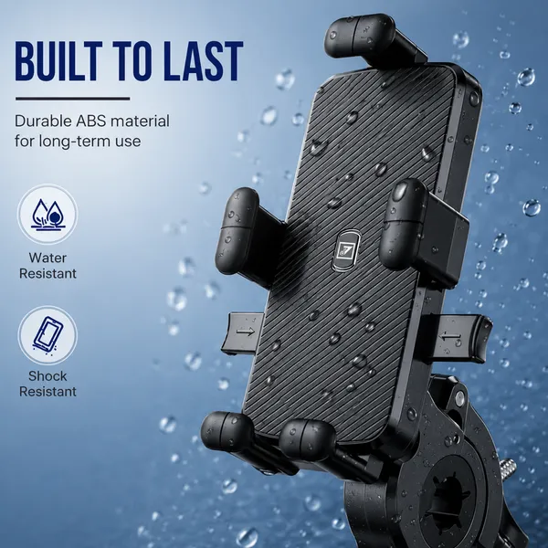 One_7_Universal_Bike_Mobile_Holder_Auto_Lock_Black