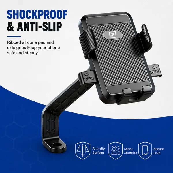 One_7_Bike_Mobile_Holder_Metal_Arm_360°_Rotation