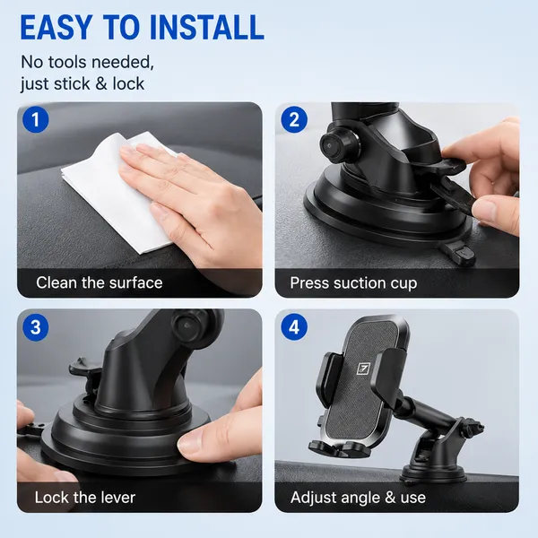 One_7_Suction_Cup_Car_Phone_Holder_360_Rotate_Black