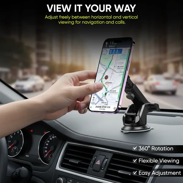 One_7_Magflex_360_Magnetic_Car_Phone_Holder_Black