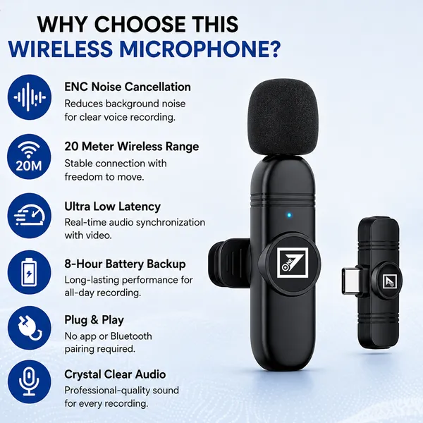 One_7_Dual_Wireless_Clip-On_Microphone_Enc_20M_Range