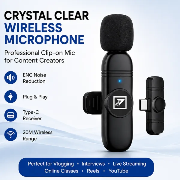 One_7_Dual_Wireless_Clip-On_Microphone_Enc_20M_Range