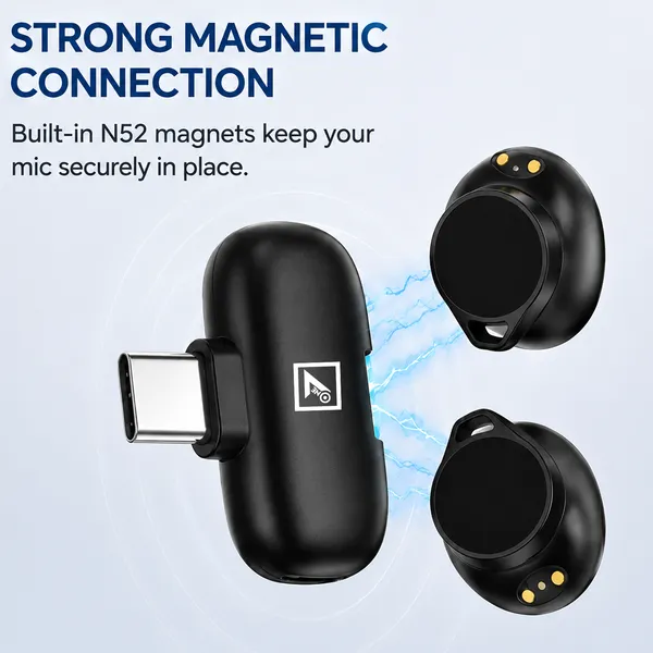 One_7_Wireless_Lavalier_Microphone_360_Sound_Pickup_12H_Battery