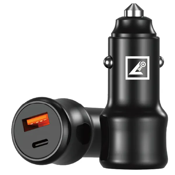 ONE_7_44W_USB_C_PD_Fast_Car_Charger_|_Dual_Port_USB_A_&_Type_C_Charging_Adapter_|_Compact_Vehicle_Charger_for_Smartphones,_Tablets,_Earbuds_&_Accessories