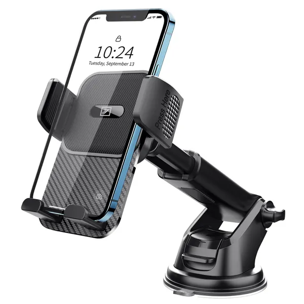ONE_7_Car_Mobile_Holder_|_Adjustable_360�_Rotating_Phone_Stand_for_Dashboard_&_Windshield_|_Suction_Cup_Car_Mount_Compatible_with_4.7�7.2_Inch_Smartphones
