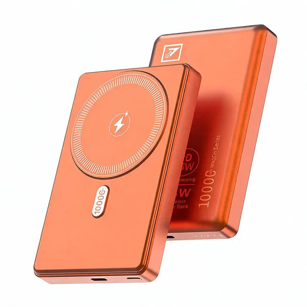 One_7_Magnetic_Wireless_Power_Bank_10000Mah_35W_Orange