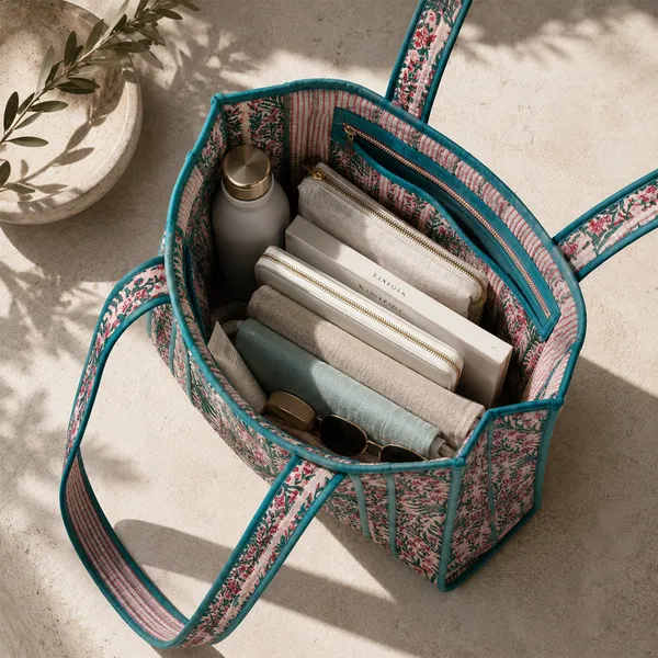 Gulabi_Bagh_Tote_Bag_Blush_Pink_Floral_Quilted_Tote_Bag_House_Of_Virasaat