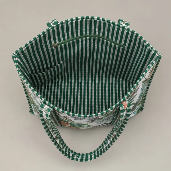 Hariyali_Bagh_Tote_Bag_Ivory_Green_Tropical_Quilted_Tote_Bag_House_Of_Virasaat