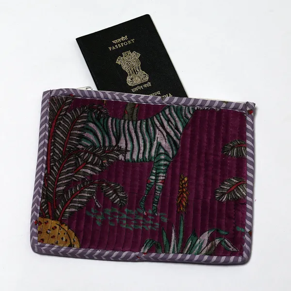 Zebra_Baug_Passport_Pouch_Jamun_Purple_Quilted_Passport_Holder_House_Of_Virasaat