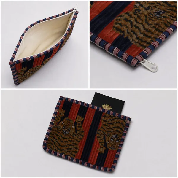 Sher_Dora_Passport_Pouch_Red_Tiger_Stripe_Quilted_Passport_Holder_House_Of_Virasaat