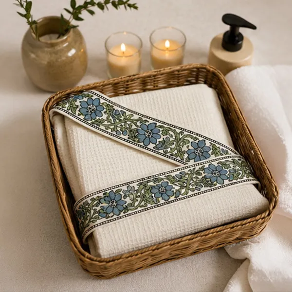 Noor_Bagh_Bathrobe_Ivory_Cotton_Bathrobe_With_Floral_Border_House_Of_Virasaat