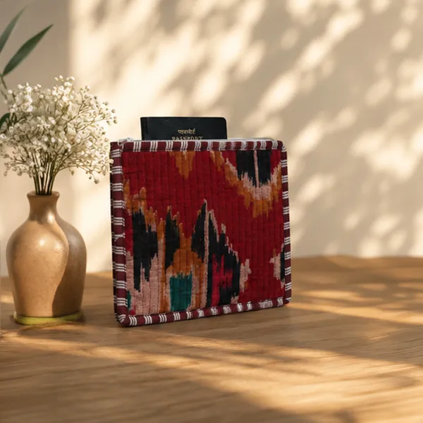 Rang_Mahal_Passport_Pouch_Red_Quilted_Passport_Holder_House_Of_Virasaat