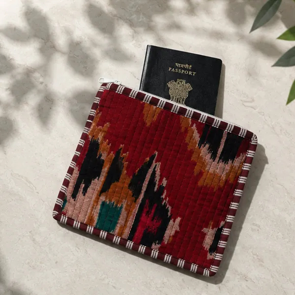 Rang_Mahal_Passport_Pouch_Red_Quilted_Passport_Holder_House_Of_Virasaat