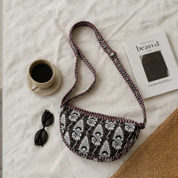 Rangrez_Noir_Sling_Bag_Black_Floral_Crossbody_Sling_Bag_House_Of_Virasaat