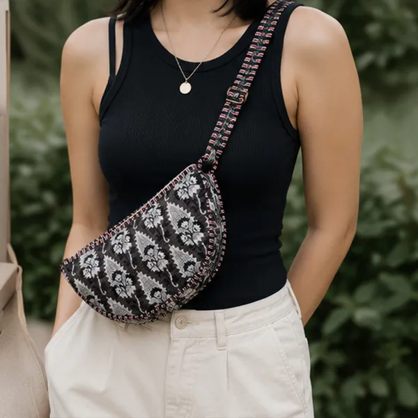 Rangrez_Noir_Sling_Bag_Black_Floral_Crossbody_Sling_Bag_House_Of_Virasaat