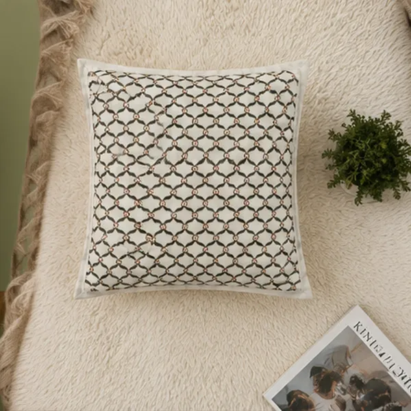 Gulnaar_Quilted_Cushion_Cover_Set_Of_2_16x16_Ivory_Berry_Floral_With_Striped_Border_House_Of_Virasaat