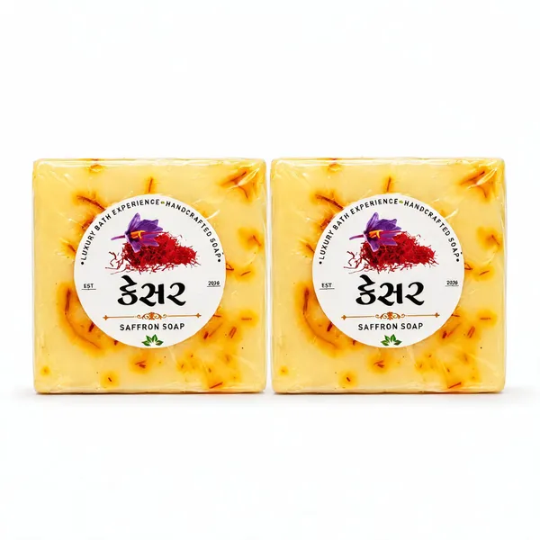 Vanyajiva_Kesar_Saffron_Goat_Milk_And_Neem_Milk_Handcrafted_Soap_-_Pack_of_2