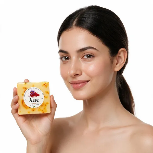 Vanyajiva_Kesar_Saffron_Goat_Milk_And_Neem_Milk_Handcrafted_Soap_-_Pack_of_2