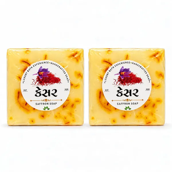 Vanyajiva_Kesar_Saffron_&_Lavender_Goat_Milk_Soap_Duo