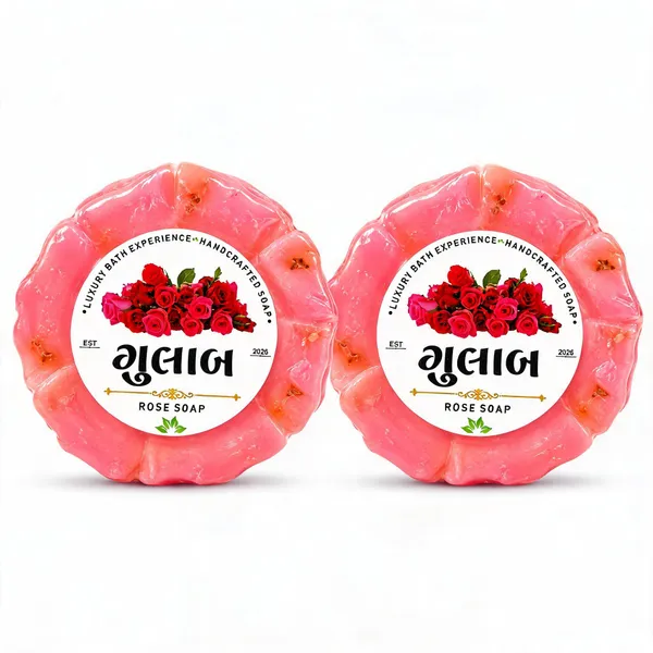 Vanyajiva_Rose_Flower_Goat_Milk_Handmade_Soap_-_Pack_of_2