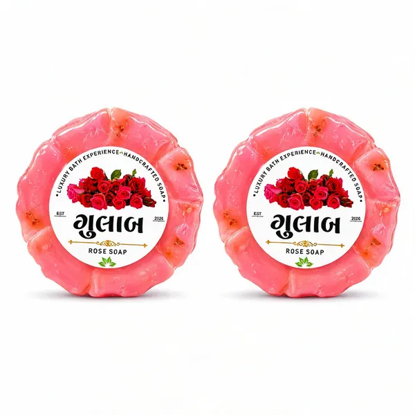 Vanyajiva_Rose_Flower_Goat_Milk_Handmade_Soap_-_Pack_of_2