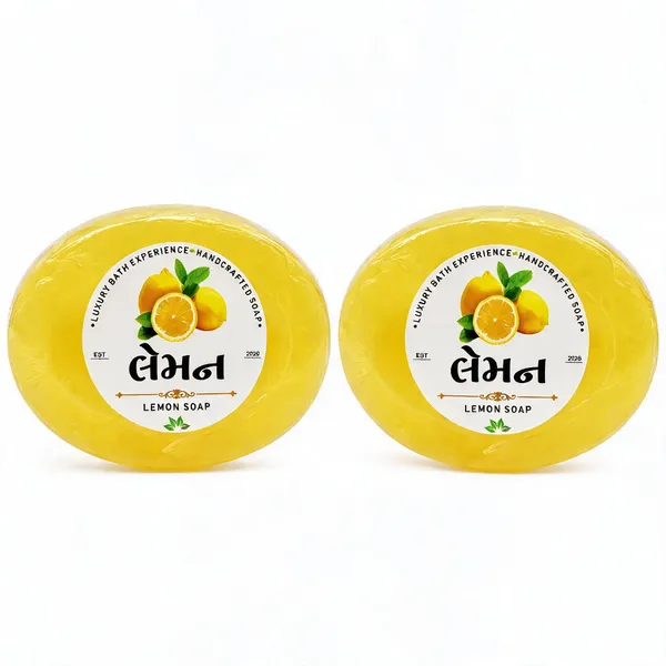 Vanyajiva_Rose_Flower_Goat_Milk_And_Lemon_Peel_Handmade_Soap_-_Pack_of_2