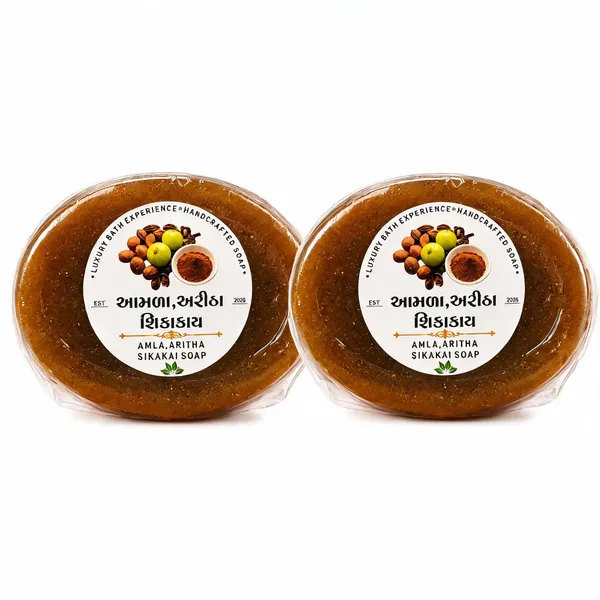 Vanyajiva_Amla_Aritha_Shikakai_Handcrafted_Soap_-_Pack_of_2