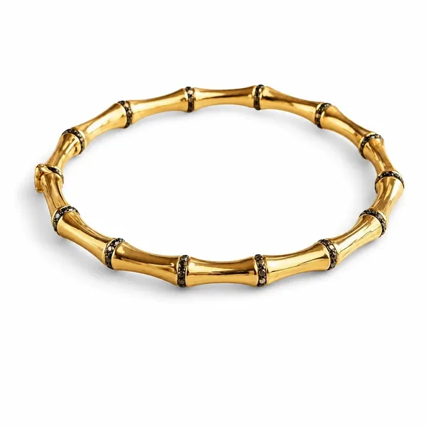 Gold_Tone_Bamboo_Style_Bracelet_For_Women